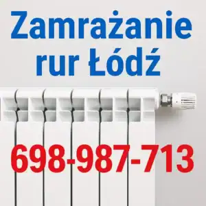 Zamrażanie rur Łódź – bezpieczna wymiana grzejników bez spuszczania wody